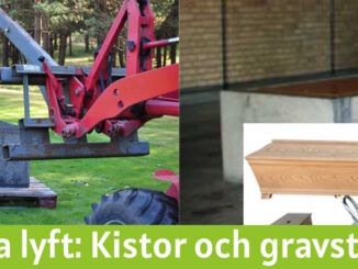 Säkra lyft: Kistor och gravstenar