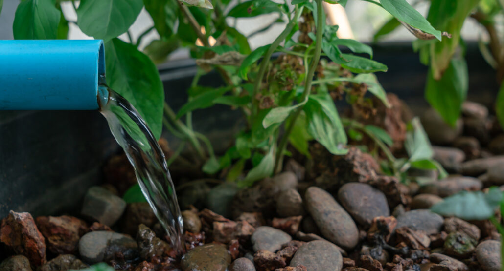 Vattenhållande och näringsgivande växtbäddar