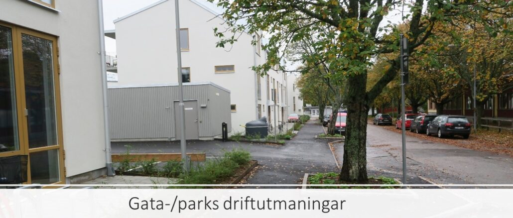 Gata/park driftutmaningar